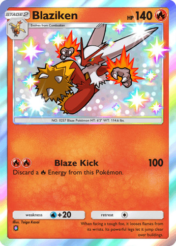 Blaziken shiny rare - (fast),