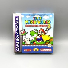 SUPER MARIO WORLD: SUPER MARIO ADVANCE 2 GBA Nintendo Game Boy con BOX PAL EUR