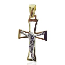 Ciondolo crocifisso mm 28x18