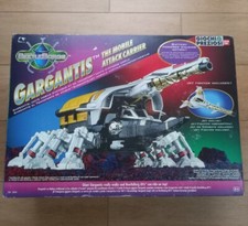 1997 Bandai Big Bad Beetleborgs Gargantis Mobile Attack Carrier Borg Zord Robot