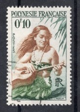 Polinesia francese 1958    0,10 f. Usato
