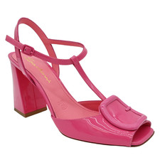 Santoni tacchi rosa in noce - rosa,