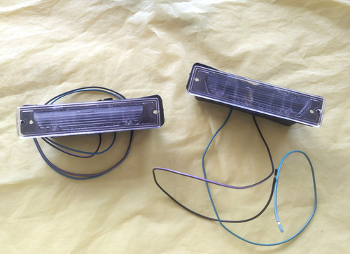 Coppia fanalino luce targa - fanalino,