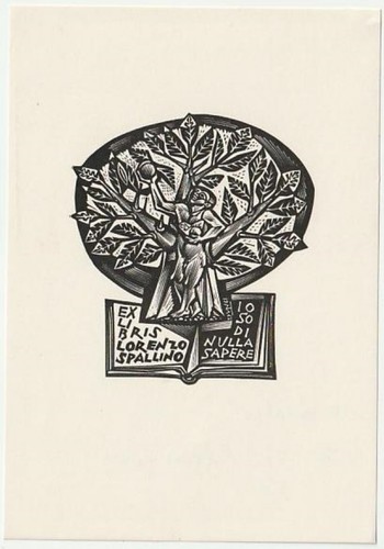 Tranquillo marangoni exlibris - tranquillo, marangoni: