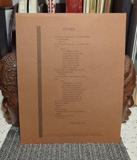 Jack kerouac hymn broadside - hymn,