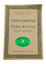 Alberto Curci Nozioni Elementari di Teoria Musicale Studio Della Musica 1959
