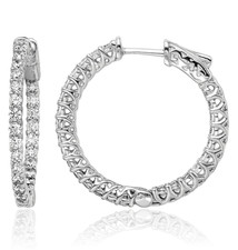 Orecchini a cerchio medio