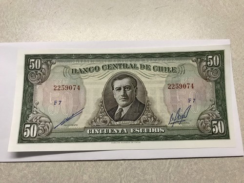 1962 cile escudos - escudos, gemma