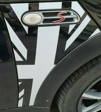 ADESIVI  MINI COOPER R50 R53 BANDIERA INGLESE FRECCE