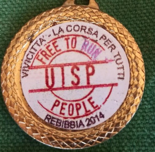 Medaglia maratona uisp roma - medaglia,