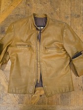 GIACCA PELLE VINTAGE HARLEY DAVIDSON AMF SZ 42