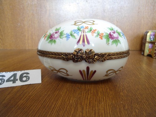 Very large limoges peint - peint, main