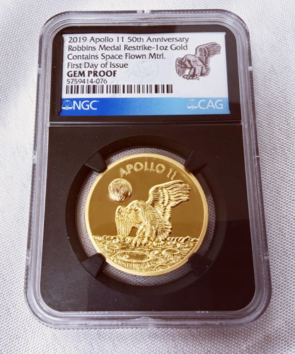 Medaglia robbins 2019 oro - 2019, oz