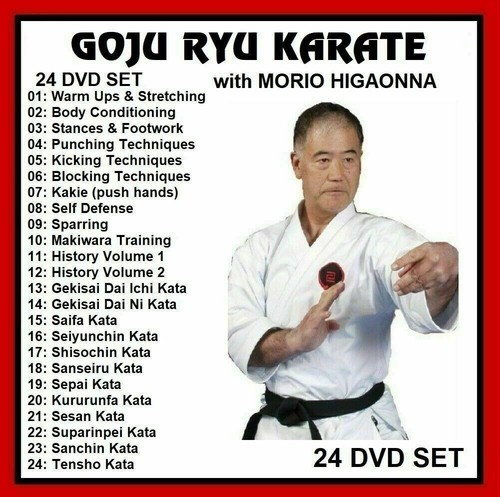 Goju ryu karate dvd set - goju,