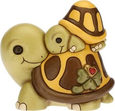 THUN - Coppia Tartarughe Grande - Ceramica - h 14,2 cm - Linea I Classici