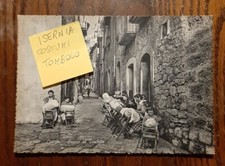 ISERNIA - RICAMATRICI - LAVORI AL TOMBOLO CARTOLINA ANIMATA ED. SANTORO FG NV BN