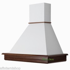 CL90-Cappa Rustica cucina STOCK camino PANNA completa di motore 60-90