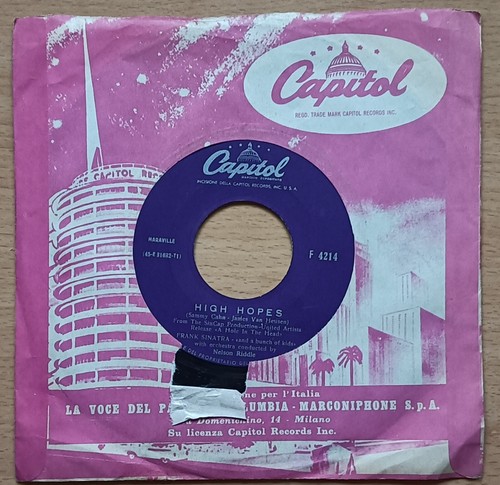 Frank sinatra high hopes 45 - -,
