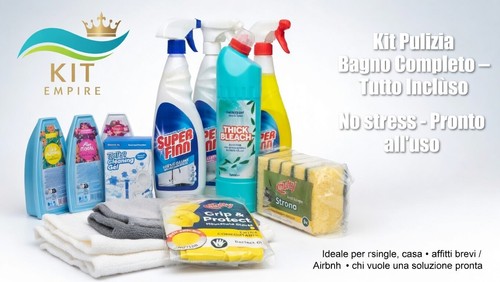 Prodotti pulizia bagno kit - pulizia,