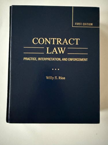 Contract law practice - law,