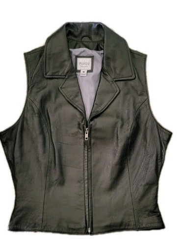 Gilet wilson pelle donna - wilson, nero