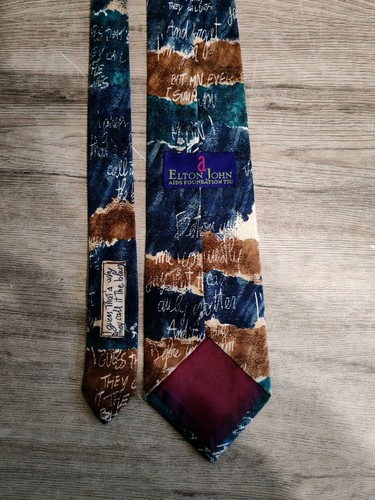 Cravatta seta vintage - , elton