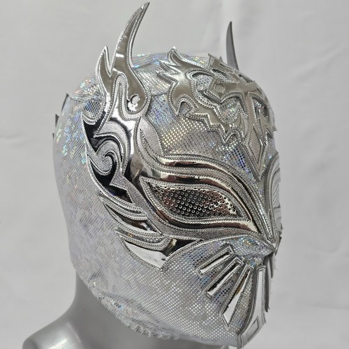 Maschera wrestling argento - maschera,