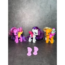 Lotto My Little Pony Twilight Sparkle, raro Apple Jack con gufo sella e uccellino