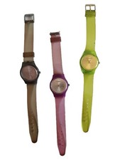 Set orologi da polso AZOZA unisex quarzo silicone multicolore casual tempo libero