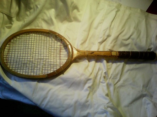 Antica racchetta tennis in - da,