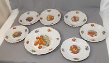 Servizio frutta o dessert per 6 persone in porcellana Walbrzych anni 50/60, ogni