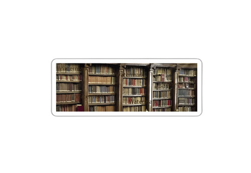 Adesivo decalcomania libreria