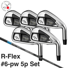 Callaway ROGUE ST MAX Iron Zeppa #6-pw 5p Set R-Flex TENSEI Blu CR Grafite Uomo