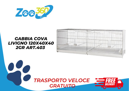 Gabbia cova livigno 120x40x40 - livigno,