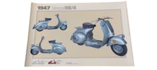 POSTER PLASTIFICATO VESPA V98
