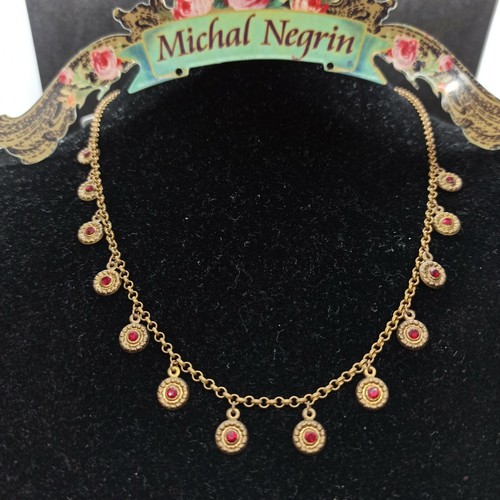 Collana michal negrin rossa - collana,