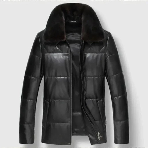 Mens black genuine - black,