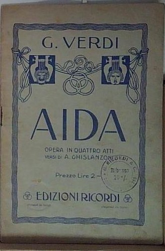 Verdi aida ricordi - aida,