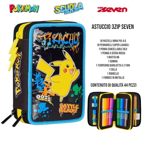 Pokemon astuccio zip - 3, sing