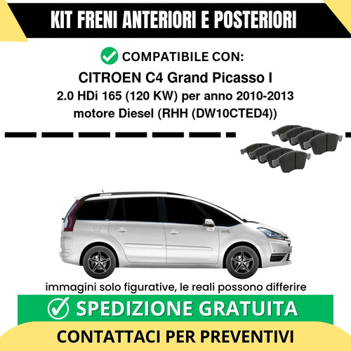 Pastiglie freno ant post - pastiglie,
