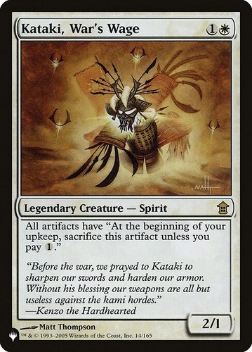 Mtg kataki war - [mtg], wage