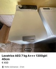 Lavatrice Carico Dall Alto Slim Salva Spazio 40cm Vari Usato Come Nuovo Roma Est