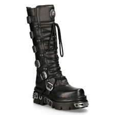 Stivali neri rock 272 - stivali, 272-s1