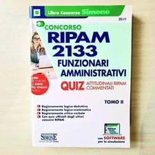 Libro Concorso Simone - Ripam - Funzionari Amministrativi - Quiz - Simone