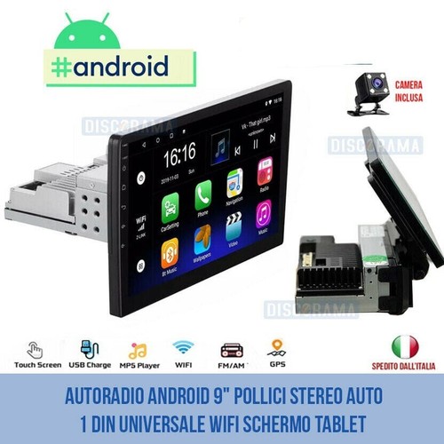 Autoradio android pollici - android, 9"
