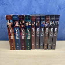 Smallville Stagioni 1-10 COMPLETA 10 cofanetti DVD Warner Usati OTTIMI Italiano