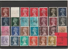 PERFIN Gran Bretagna Elisabetta II° tutti differenti DA ESAMINARE CON ATTENZIONE