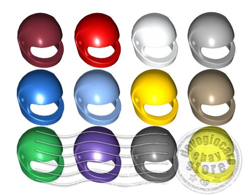 Lego 2446 casco omino colore - casco, omino,