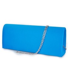 Pochette raso azzurra elegante