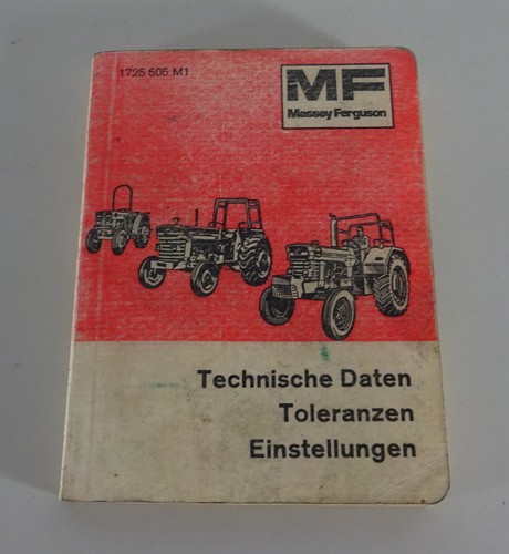 Libro tabelle massey ferguson - tabelle,